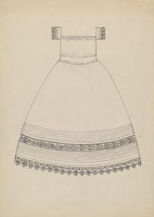 Infant's Dress, c. 1936. Creator: Evelyn Bailey