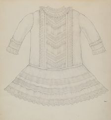 Infant's Dress, c. 1936. Creator: Kathryn Uhl