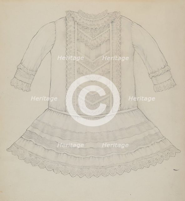 Infant's Dress, c. 1936. Creator: Kathryn Uhl.