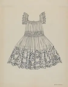 Infant's Dress, c. 1937. Creator: Edith Towner