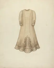 Infant's Dress, c. 1938. Creator: Marie Famularo
