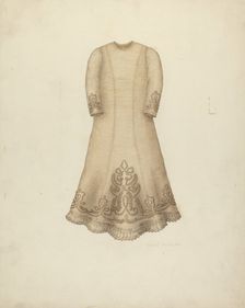 Infant's Dress, c. 1938. Creator: Marie Famularo
