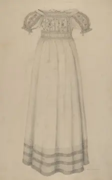 Infant's Dress, c. 1938. Creator: Marie Famularo