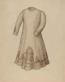 Infant's Dress, c. 1938. Creator: Marie Famularo