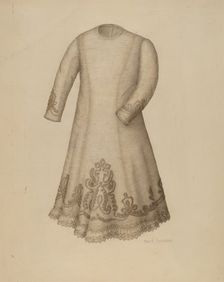 Infant's Dress, c. 1938. Creator: Marie Famularo