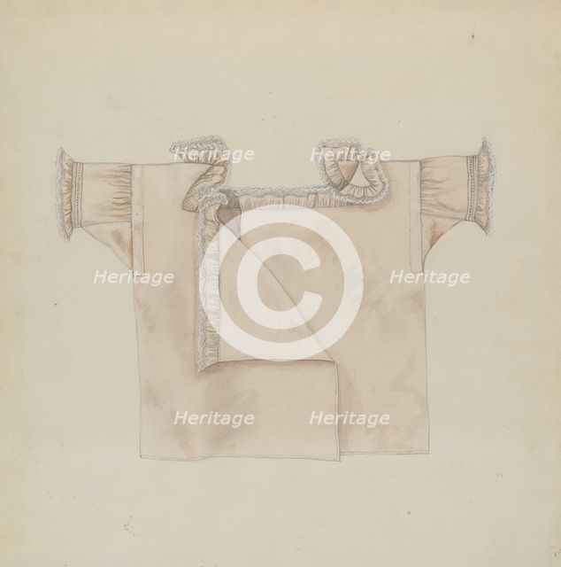 Infant's Shirt, c. 1937. Creator: Mary E Humes.