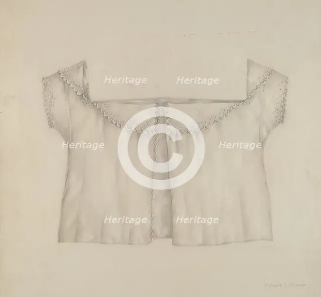 Infant's Shirt, c. 1937. Creator: Richard Whitaker.