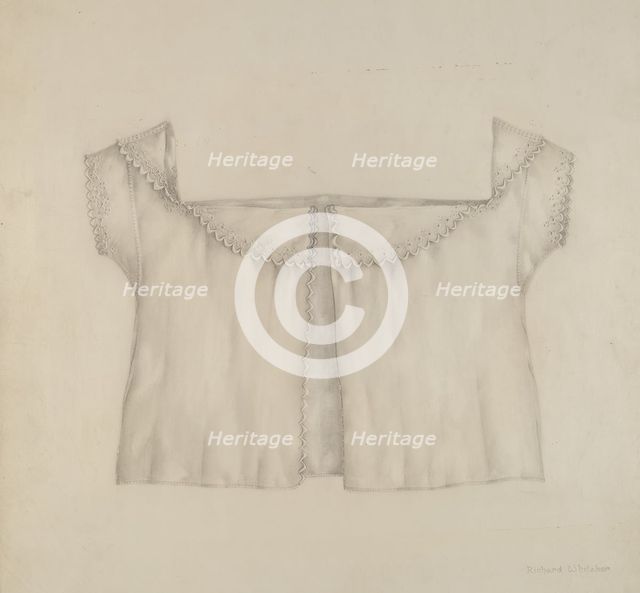 Infant's Shirt, c. 1937. Creator: Richard Whitaker.