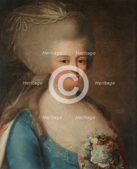 Infanta Benedita of Braganza (1746-1829), Crown Princess of Portugal , c 1786-88. Creator: Troni, Giuseppe (1739-1810).