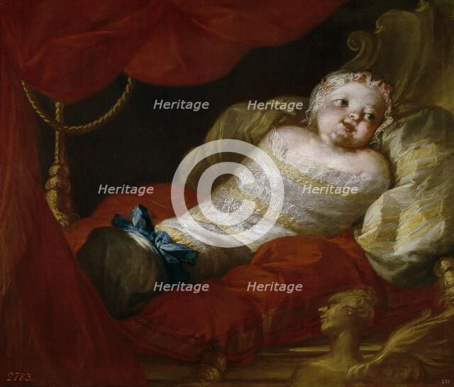 Infanta Isabella of Bourbon, Princess of Naples. Artist: Ruta, Clemente (1668-1767)