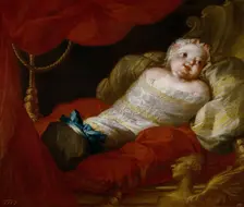 Infanta Isabella of Bourbon-Saxony, Princess of Naples, 1741. Creator: Clemente Ruta