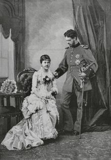 Infanta Maria de la Paz and her future husband, the Prince of Bavaria, 22 February 1883. Creator: Arturo Carretero y Sánchez