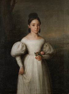 Infanta Maria Luisa Teresa de Borbón, later Duchess of Sessa, 1834. Creator: Antonio María Esquivel