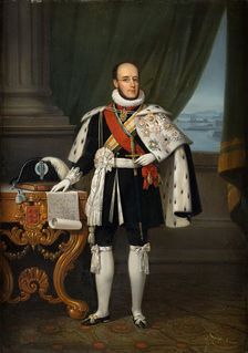 Infante Luís, Duke of Porto (1838-1889), future King Luís I of Portugal, before 1860. Creator: Carabain, Jacques Francois (1834-1933)
