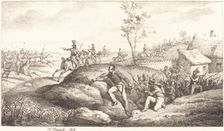 Infantry Ambush against the Cossacks, 1818. Creator: Emile Jean-Horace Vernet