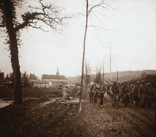 Infantry, Genicourt, northern France, c1914-c1918