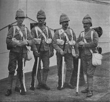 Infantry in War Kit 1902. Artist: William Gregory & Co