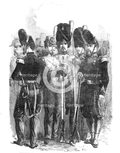 Infantry of the French Imperial Guard, 1854. Creator: Unknown.