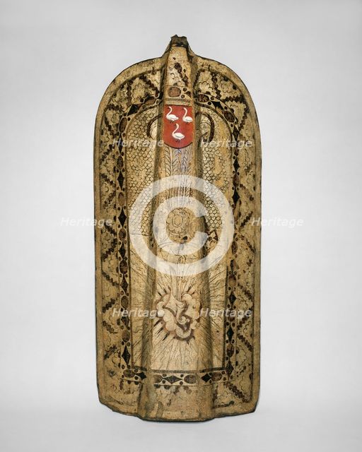 Infantry Shield (Pavise), Bohemian, possibly Chomutov (now Czech Republic), ca. 1450. Creator: Unknown.