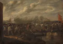 Infantry Skirmish in the Eighty Years War, c.1645. Creator: Nicolaas van Eyck