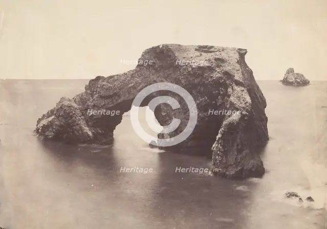 Infernal Rock, Chincha Islands, ca. 1870. Creator: Unknown.