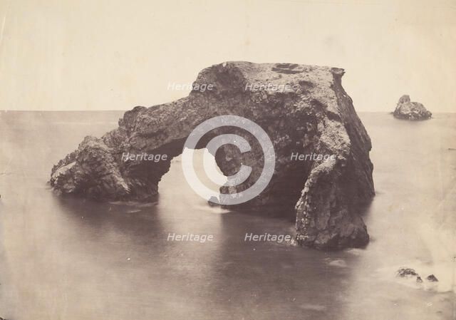 Infernal Rock, Chincha Islands, ca. 1870. Creator: Unknown.