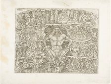 Inferno According to Dante, c. 1470, printed 19th century. Creator: Unknown