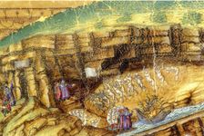 Inferno. (Abyss of Hell). Illustration to the Divine Comedy by Dante Alighieri (Detail), 1480-1490