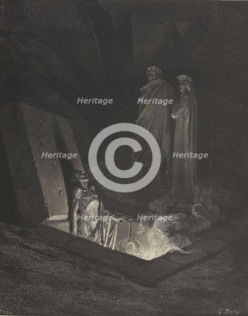 Inferno. Illustration to the Divine Comedy by Dante Alighieri.