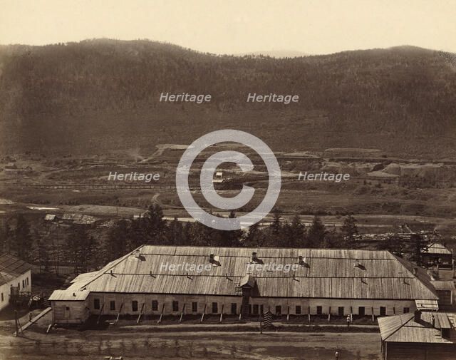 Infirmary for Hard Labor Convicts at the Nizhniaia Kara Mining Works, 1891. Creator: Aleksei Kuznetsov.
