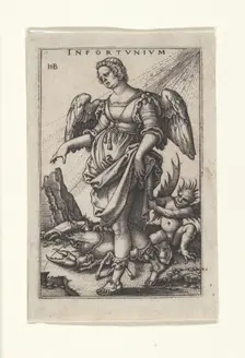 Infortunium (The Misfortune), 1541. Creator: Beham, Hans Sebald (1500-1550)