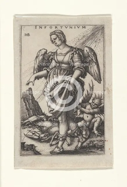 Infortunium (The Misfortune), 1541. Creator: Beham, Hans Sebald (1500-1550).