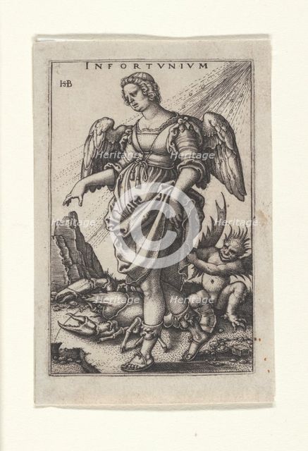 Infortunium (The Misfortune), 1541. Creator: Beham, Hans Sebald (1500-1550).