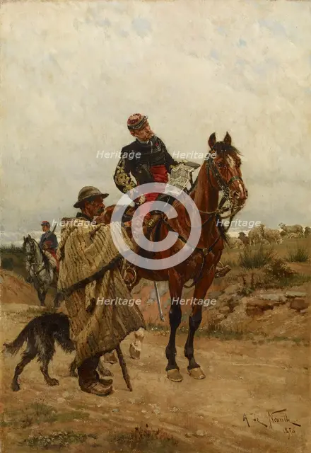 Information, 1876. Creator: Alphonse de Neuville.