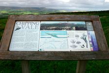 Information board, Chipping Vale, Lancashire. Creator: Peter Thompson
