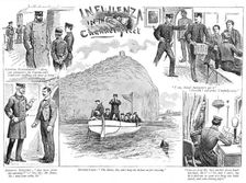 'Influenza in the Channel Fleet 1890. Creator: Unknown