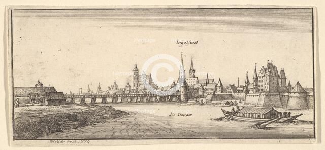 Ingolstadt, 1665. Creator: Wenceslaus Hollar.