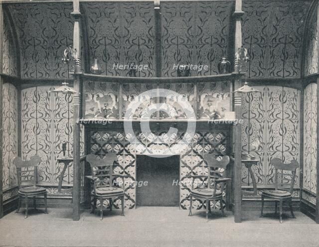 Ingle-Nook designed by G. Serruier, 1898. Artist: Gustave Serrurier-Bovy