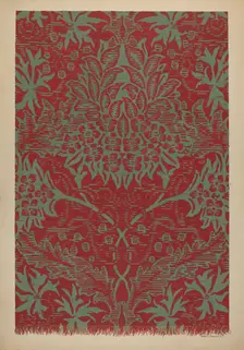 Ingrain Carpet, c. 1936. Creator: Robert Stewart