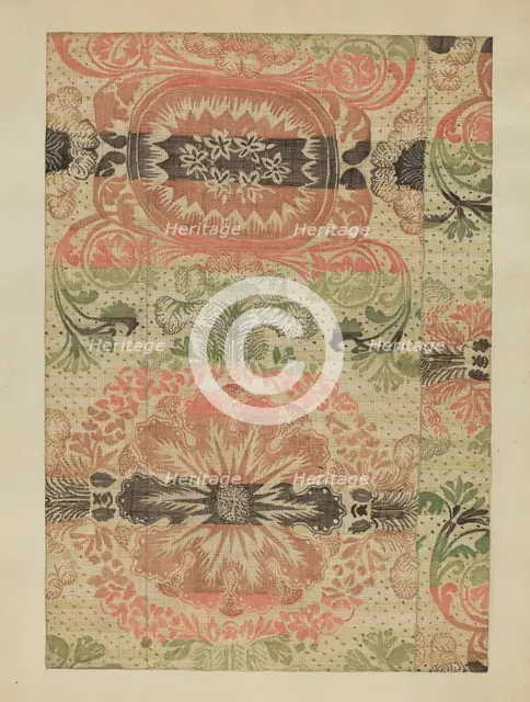 Ingrain Carpet, c. 1937. Creator: Dorothy Lacey.