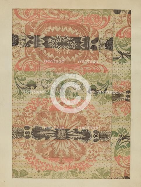 Ingrain Carpet, c. 1937. Creator: Dorothy Lacey.