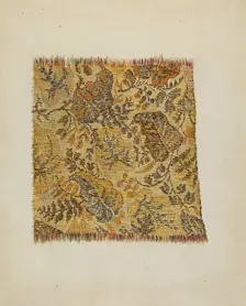 Ingrain Carpet, c. 1937. Creator: Marian Curtis Foster