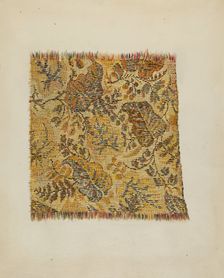 Ingrain Carpet, c. 1937. Creator: Marian Curtis Foster