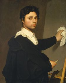 Ingres (1780-1867) as a Young Man, ca. 1850-60. Creator: Madame Gustave Héquet