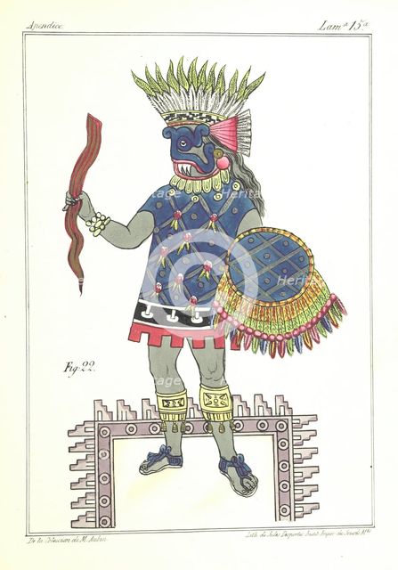 Inhabitant of New Spain, 1867. Creator: Unknown.