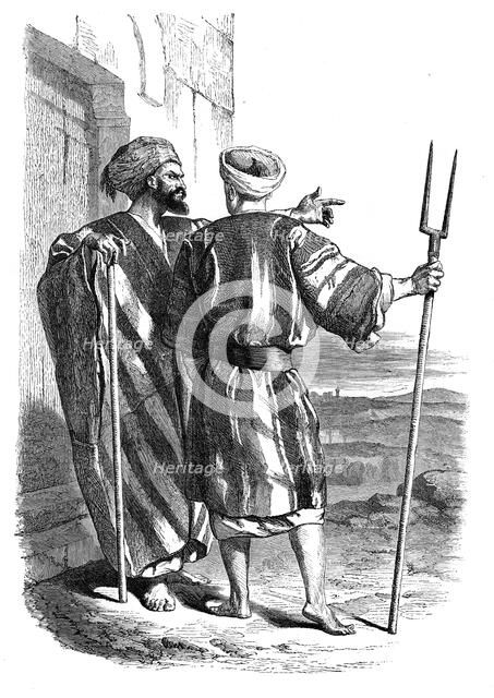 Inhabitants of Bethlehem, (19th century).Artist: C Maurand