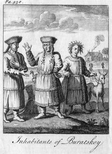 Inhabitants of Buratskoy c18th century