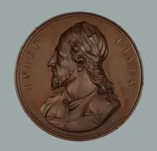 Inigo Jones, Art Union of London medal, 1849. Creator: Charles Frederick Carter