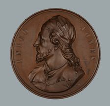 Inigo Jones, Art Union of London medal, 1849. Creator: Charles Frederick Carter