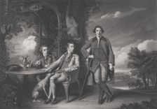 Inigo Jones Esq., The Honorable Henry Fane, and Charles Blair Esq., 1824-1899. Creator: James Scott